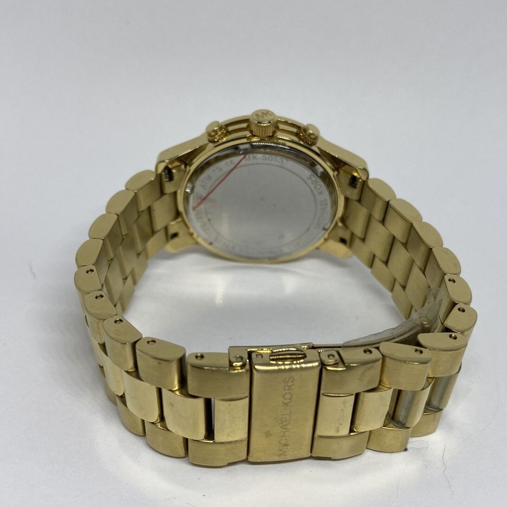 Michael Kors Runway MK5055 Womens Stainless Steel Analog Dial Quartz Watch EY116 - Picture 10 of 12